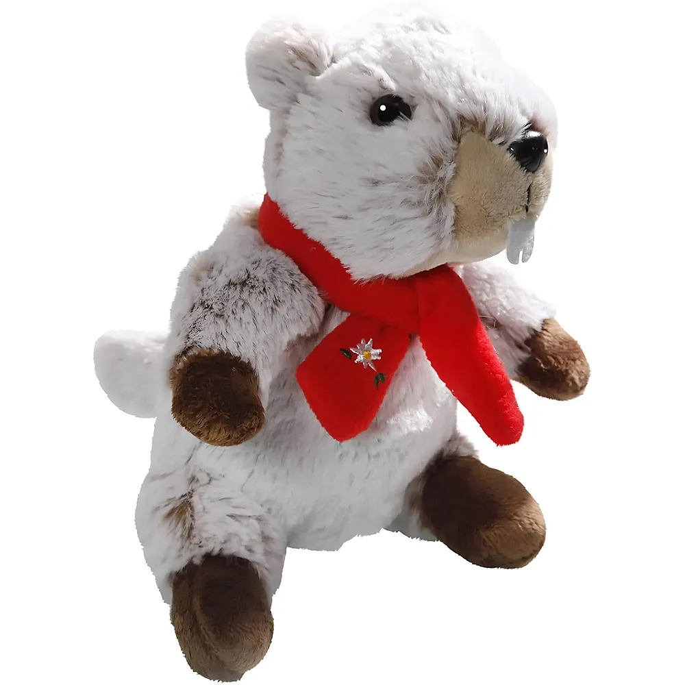 Carl Dick Murmeltier mit Schal - 20 cm - Waldtiere Pl�sch
