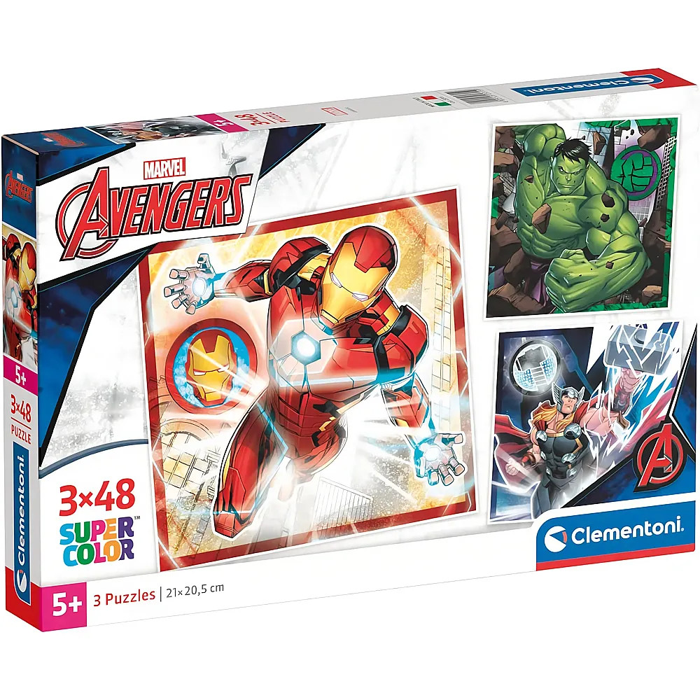 Clementoni Puzzle Supercolor Marvel Avengers - 48 Teile
