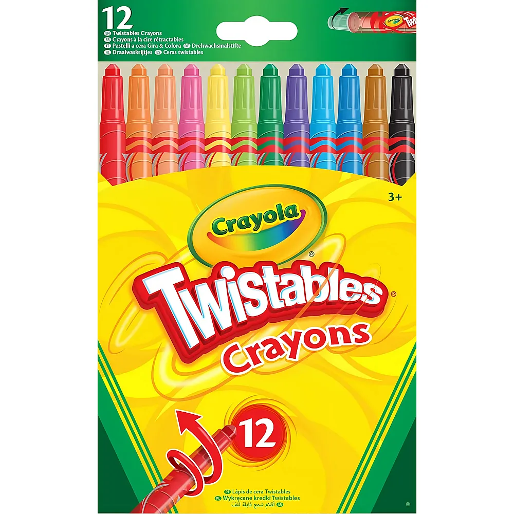 Crayola Twistable Wachsmalstifte - 12 Teile