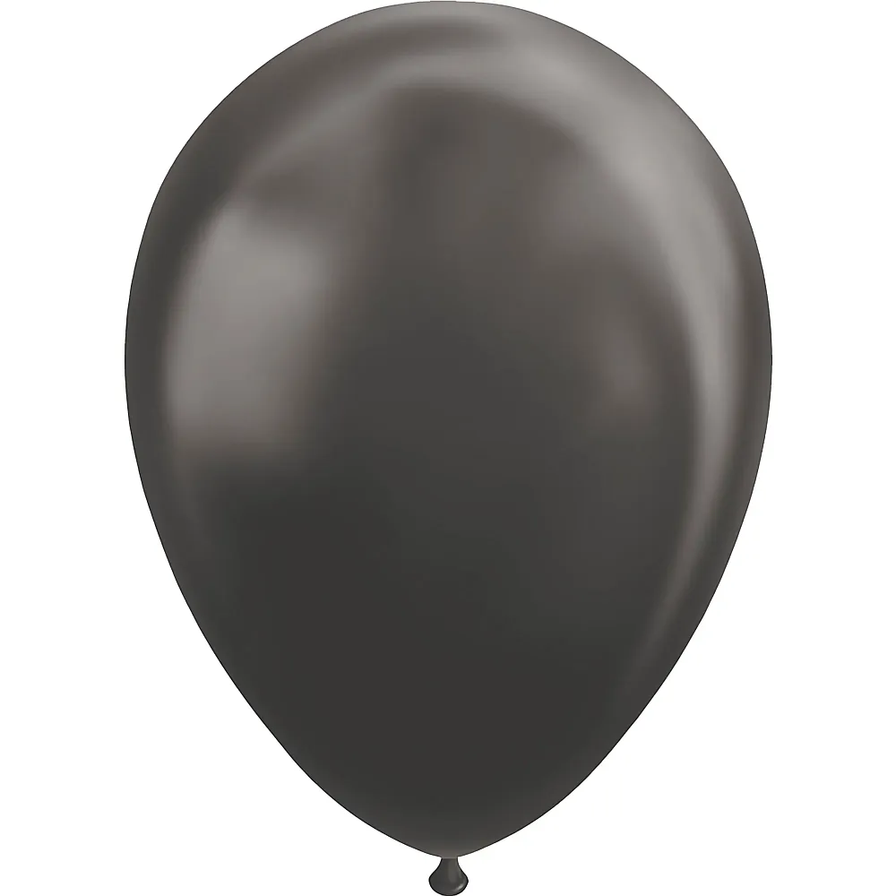 Globos Luftballons Metallic Schwarz - 10 Teile - Ballone