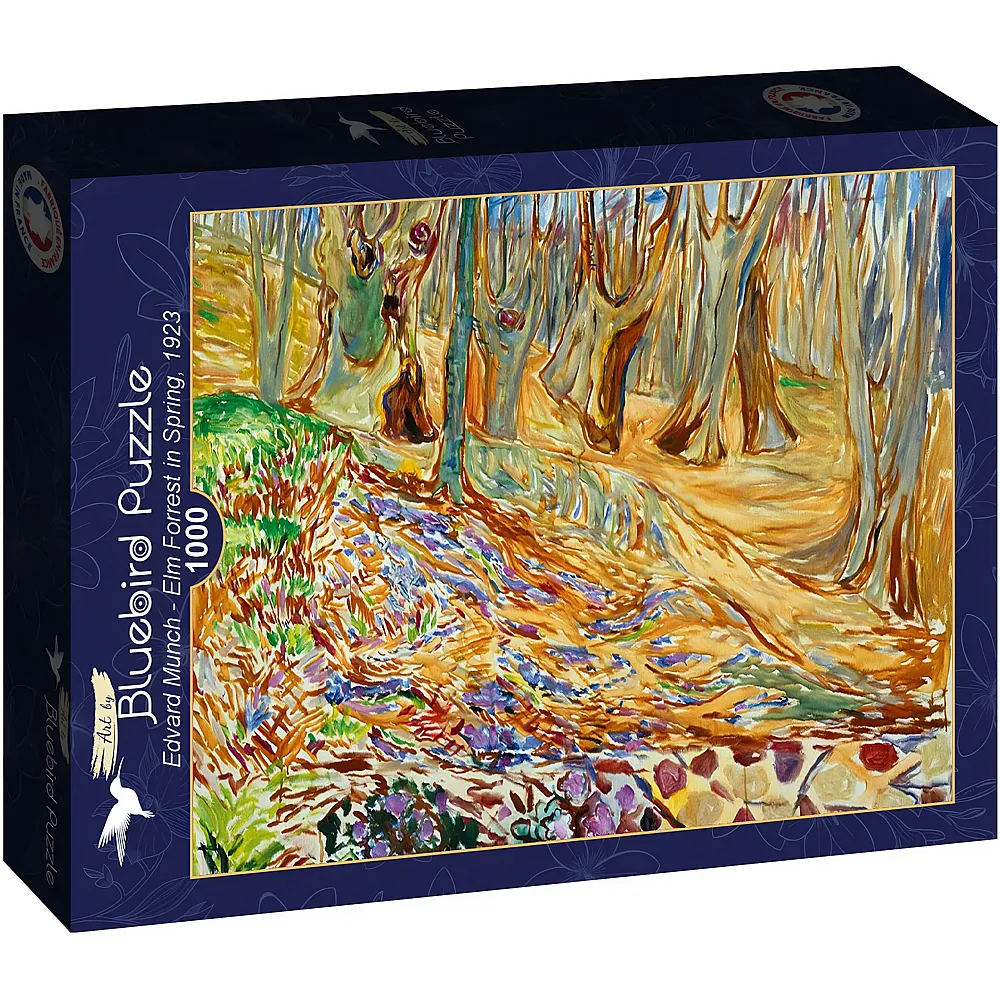 Bluebird Puzzle Edvard Munch Elm Forrest in Spring, 1923 - 1000 Teile