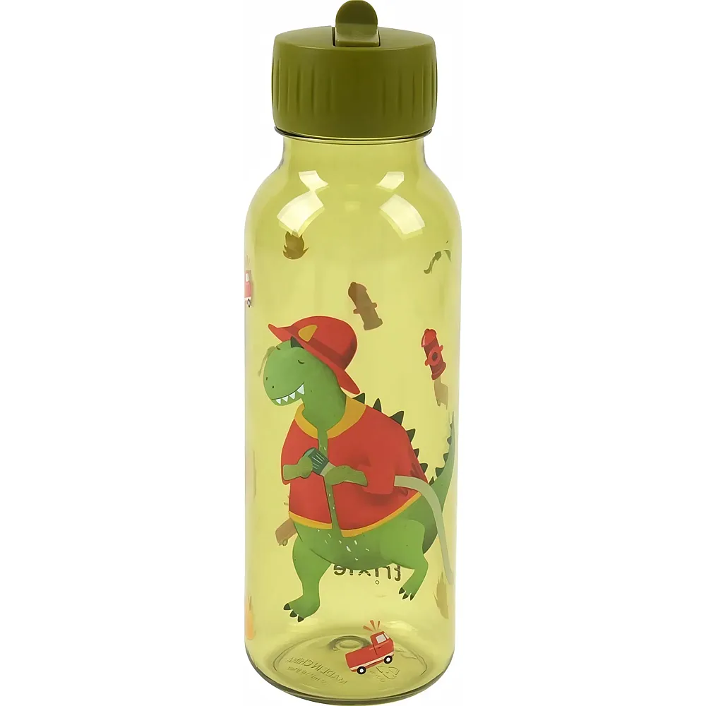 Trixie Trinkflasche Tritan 500ml Feuerwehrmann Dino