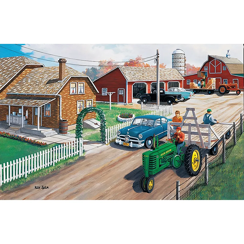 SunsOut Puzzle Ken Zylla Neighbors Helping Neighbors - 1000 Teile