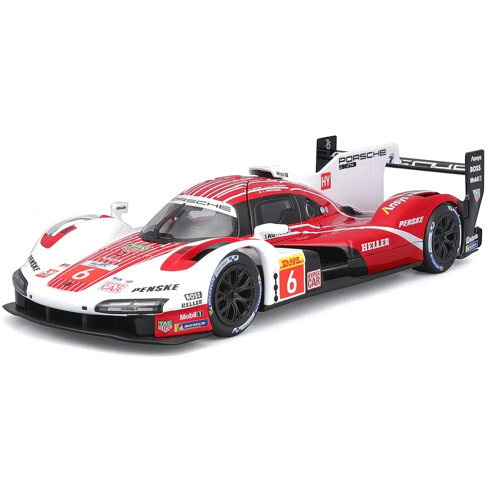 Bburago 1:24 Porsche 963 Rot/Weiss