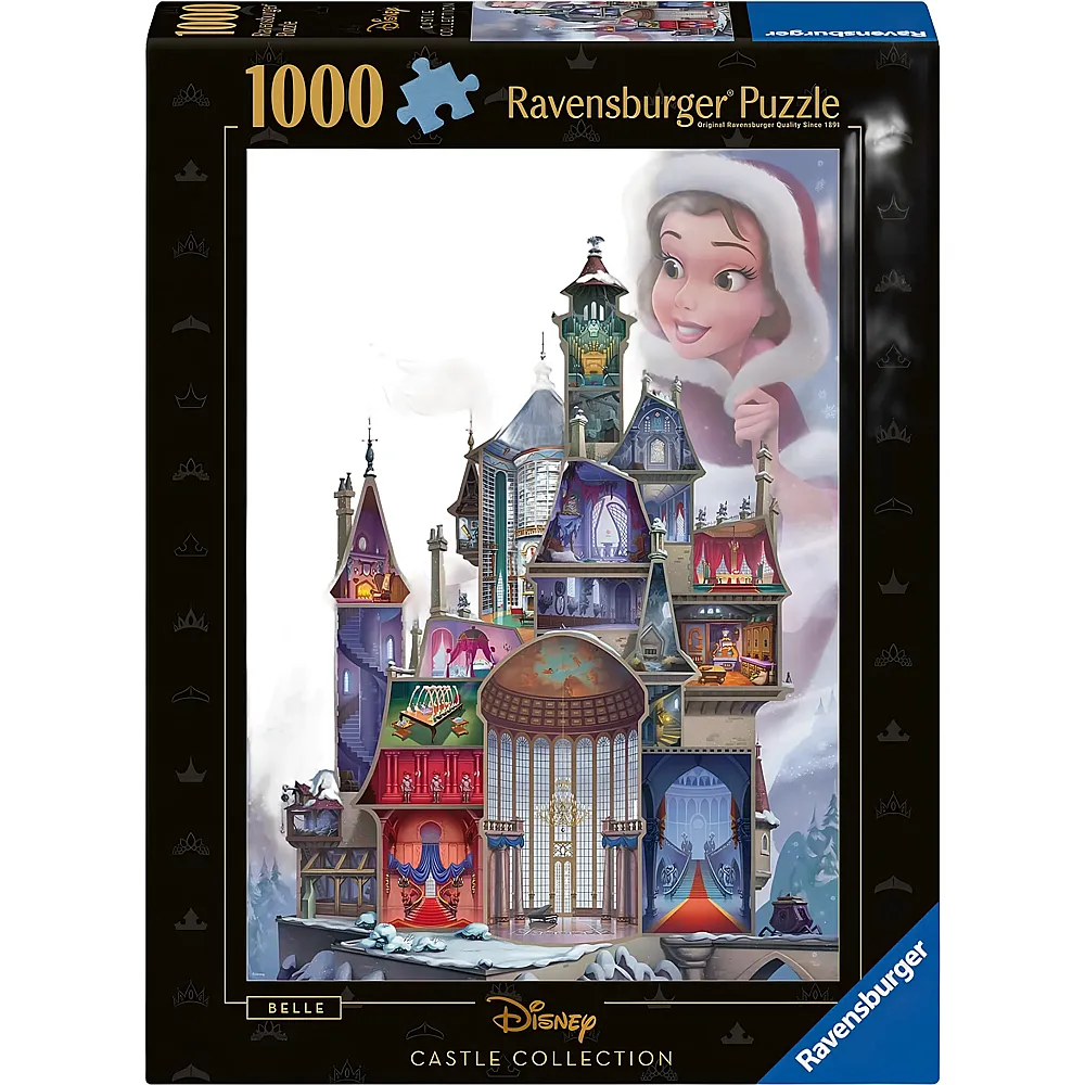 Ravensburger Puzzle Castle Collection Disney Princess Belle's Schloss 1000Teile