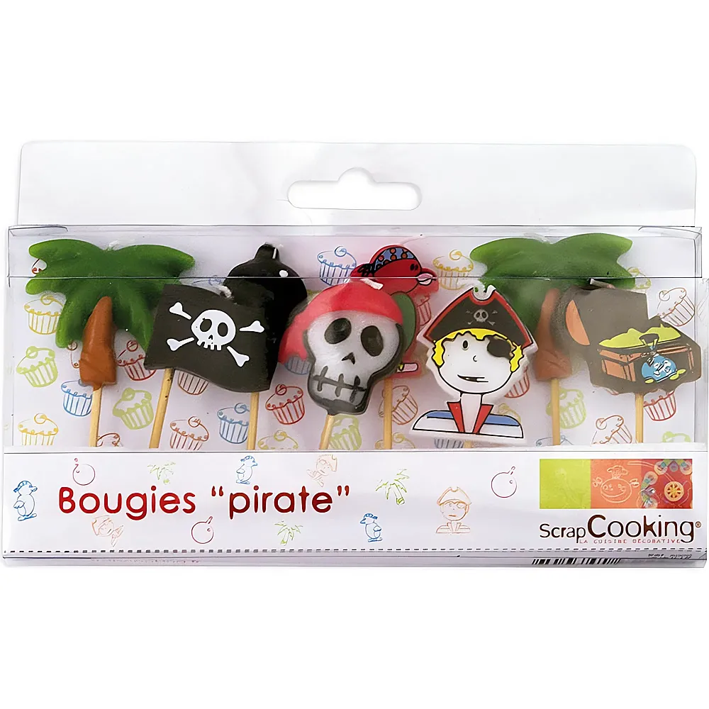 ScrapCooking Piratenkerzen Set - Backen & Dekorieren