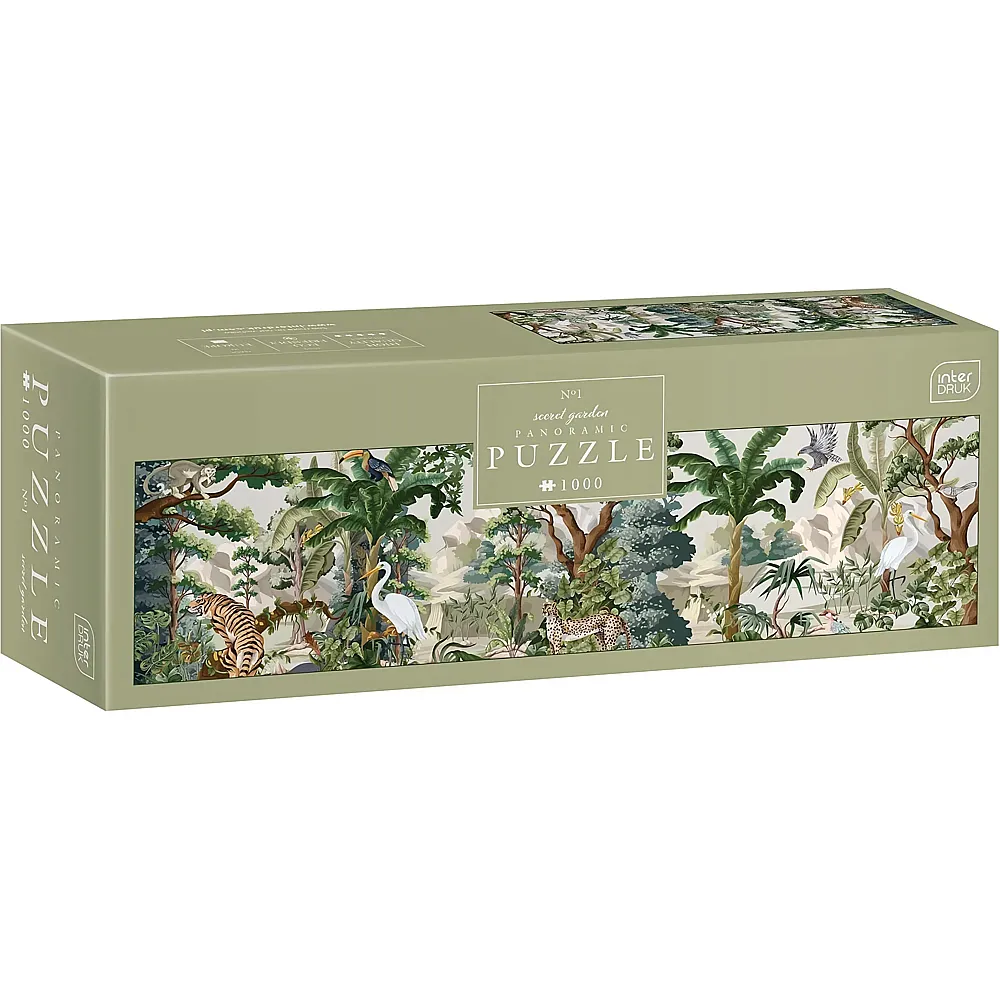 Interdruk Puzzle Panorama Secret Garden 1000Teile