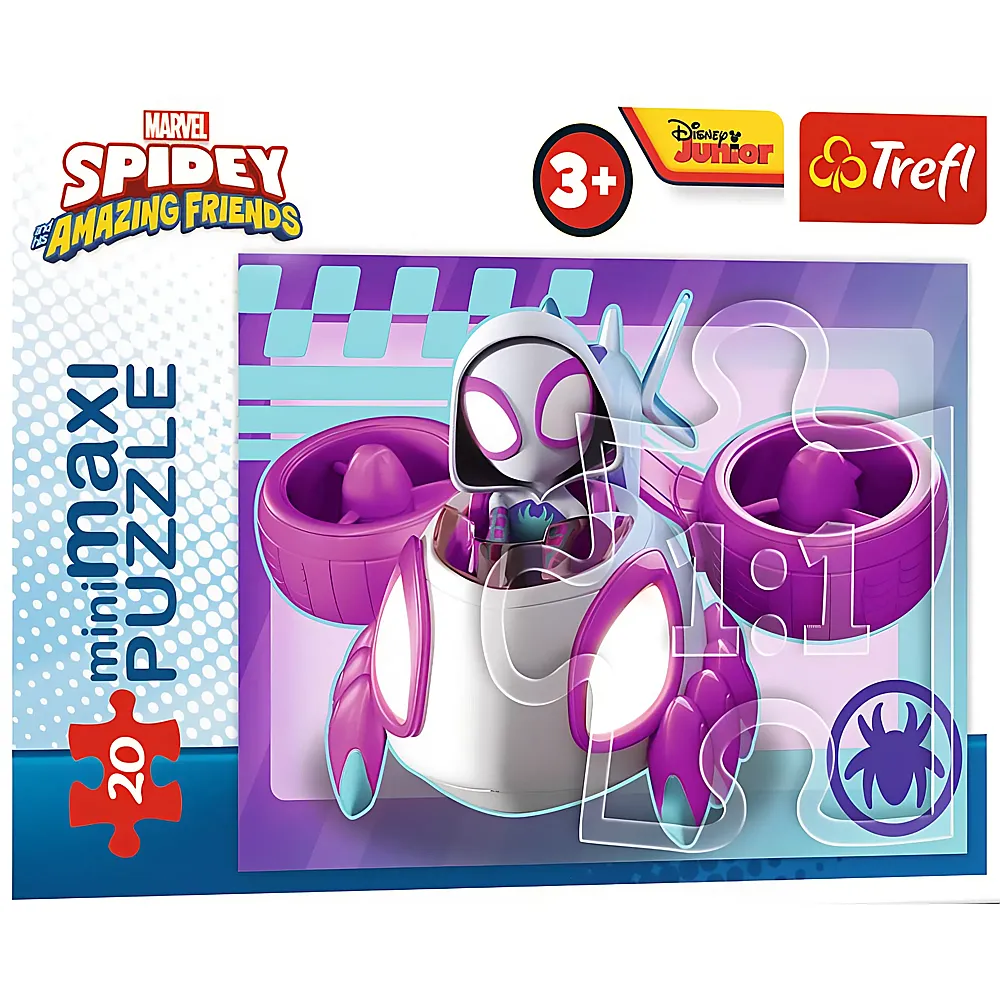 meinspielzeug - Trefl Puzzle MiniMaxi Puzzle - Spidey - 20 Teile | Puzzle 10-104 Teile