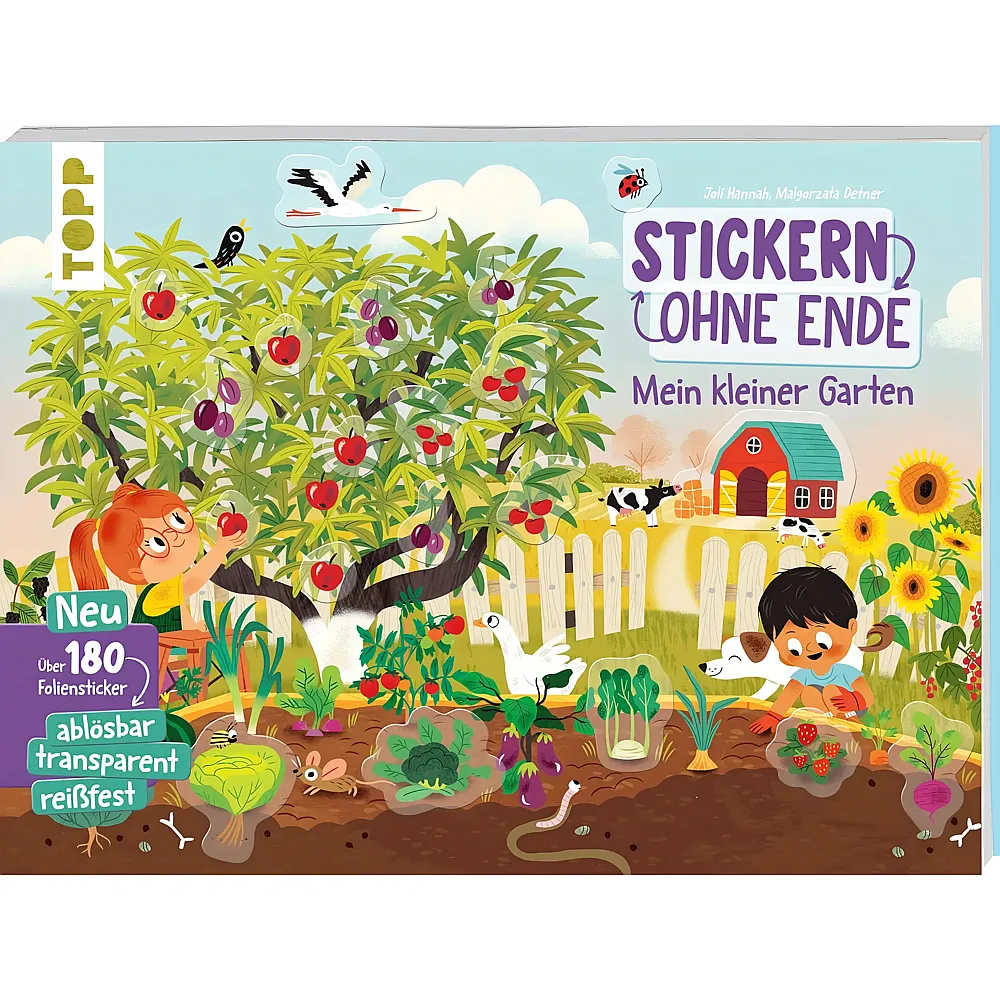 Frechverlag Stickern ohne Ende - Mein kleiner Garten