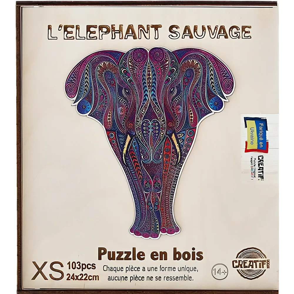 Harmandi Puzzle Creatif Elefant - 103 Teile