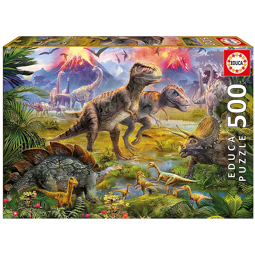 Educa Puzzle Dinosaur Gathering 500Teile