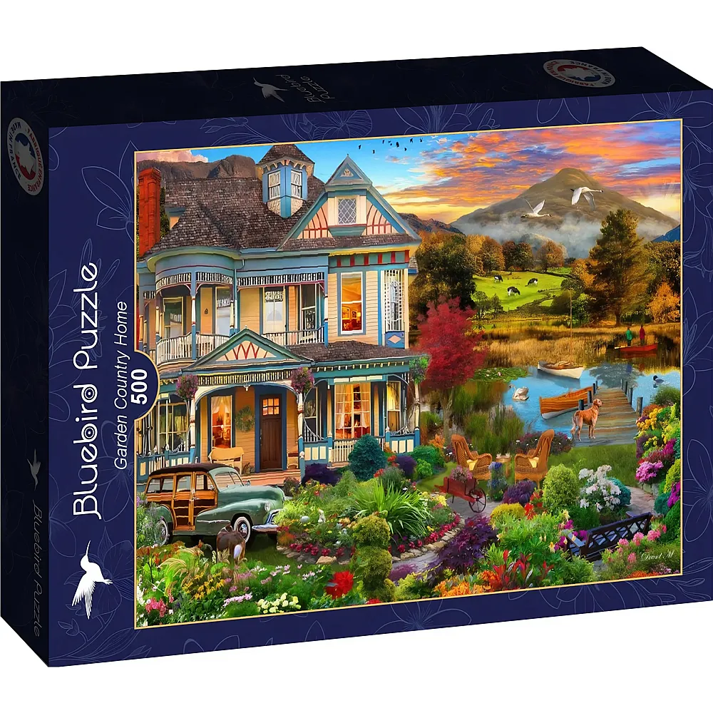 Bluebird Puzzle Garten Landhaus 500Teile