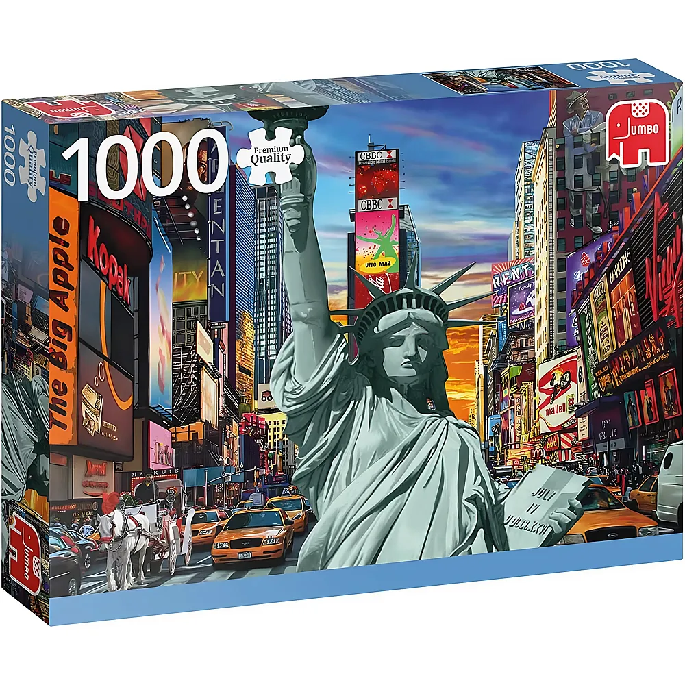 Jumbo Spiele 18861 - New York Collage - 1000 Teile Puzzle - Suche