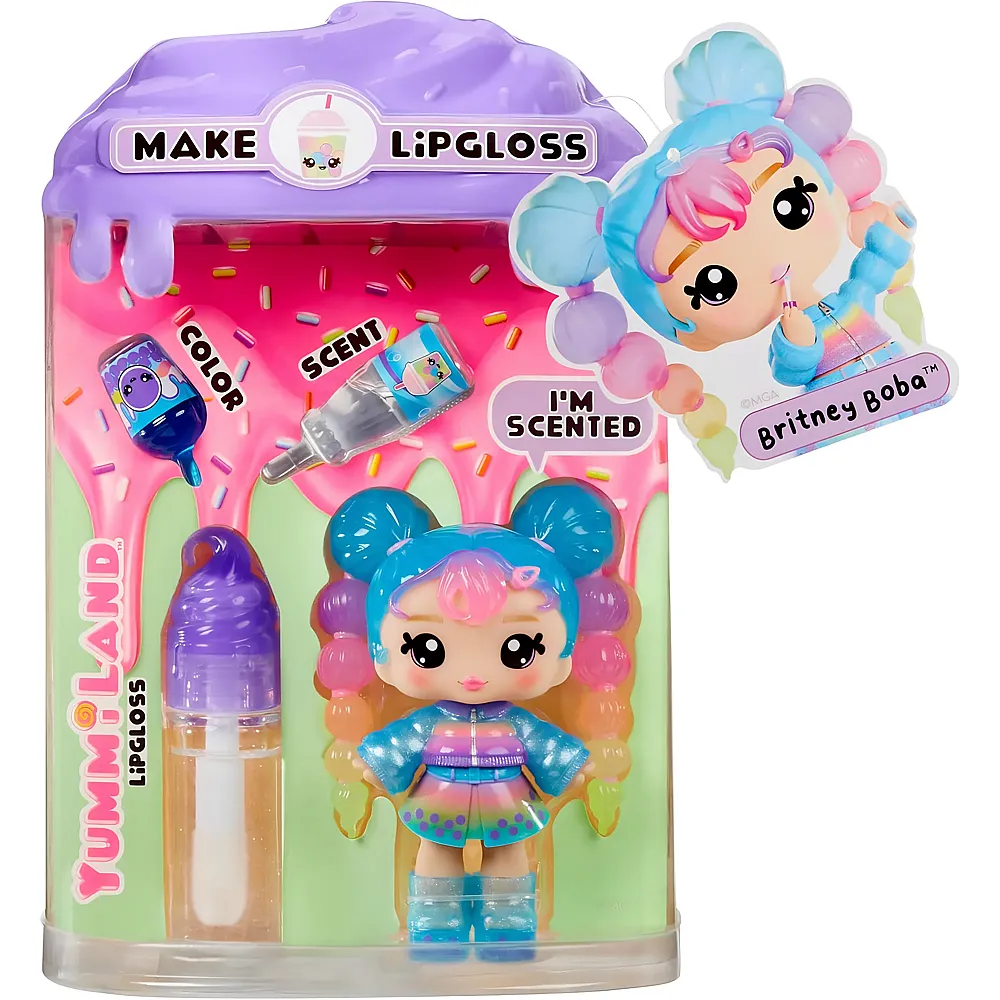 MGA Yummiland Pop  Britney Boba mit Lipgloss-Set