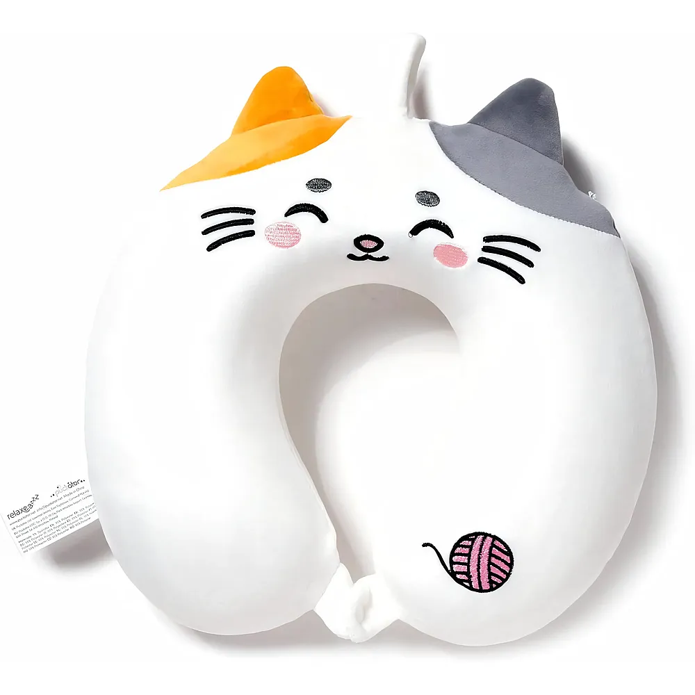 Puckator Pl�sch-Reisekissen Katze