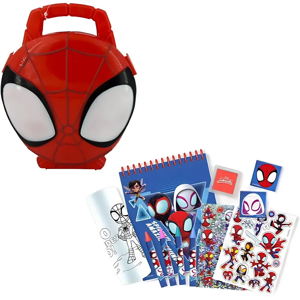 meinspielzeug - Kids Licensing Spiderman Spiderman Schreibset 3D | Malsets