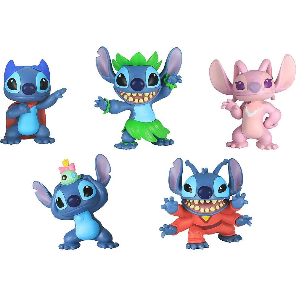 Just Play Lilo & Stitch Sammelfigurenset Disney Stitch 5Teile
