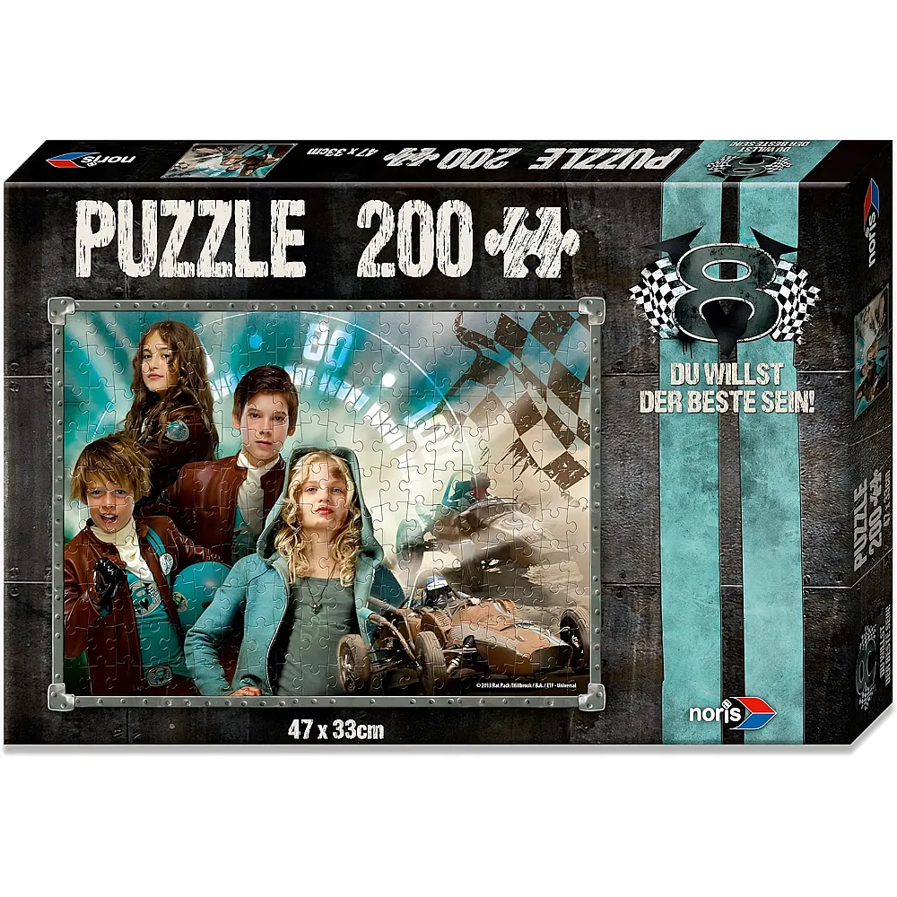 Noris Puzzle V8 Du willst der Beste sein - 200 Teile