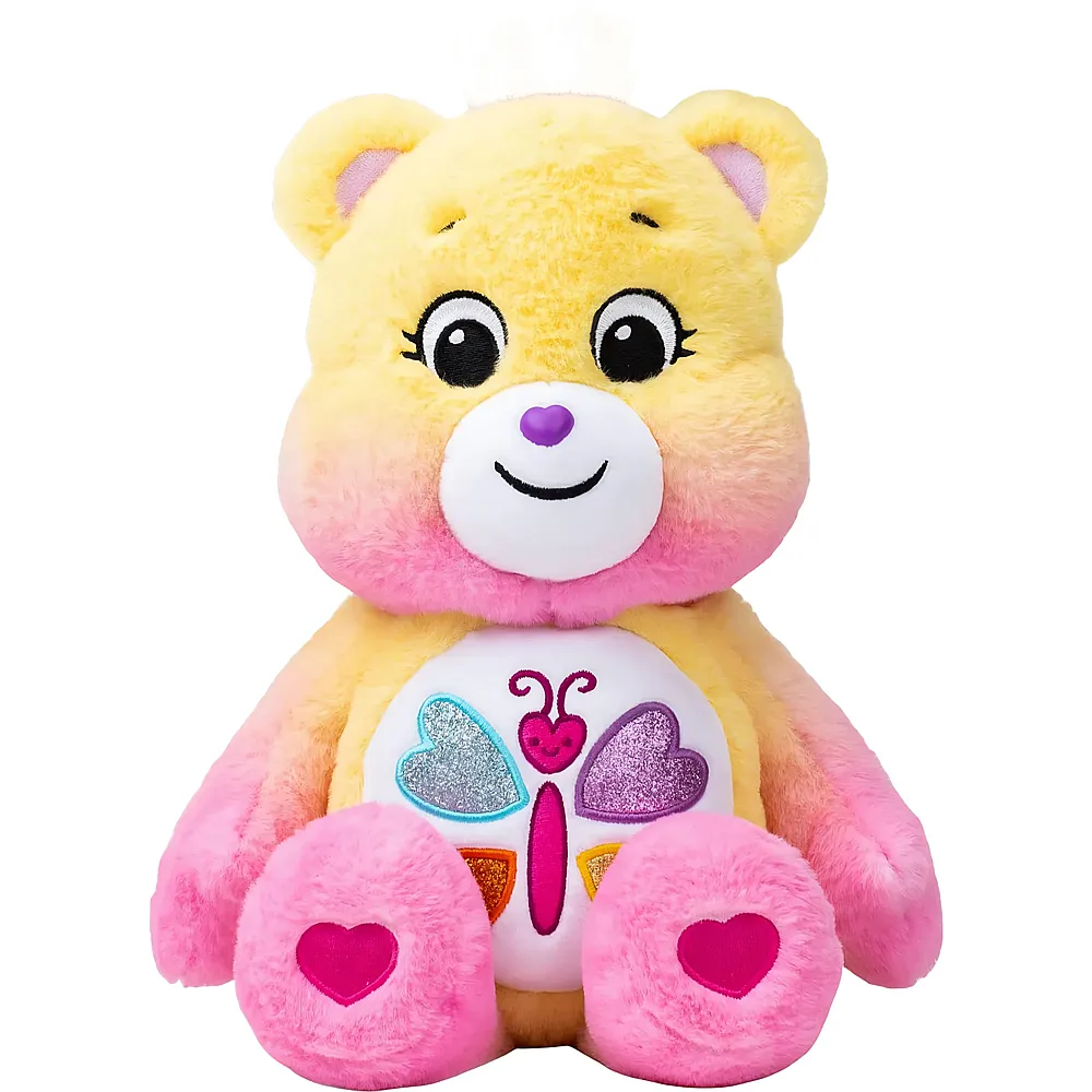 Basic Fun Care Bears Beruhigender Herzb�r parf�miert - 35 cm Gl�cksb�rchis | Lizenzfiguren Pl�sch