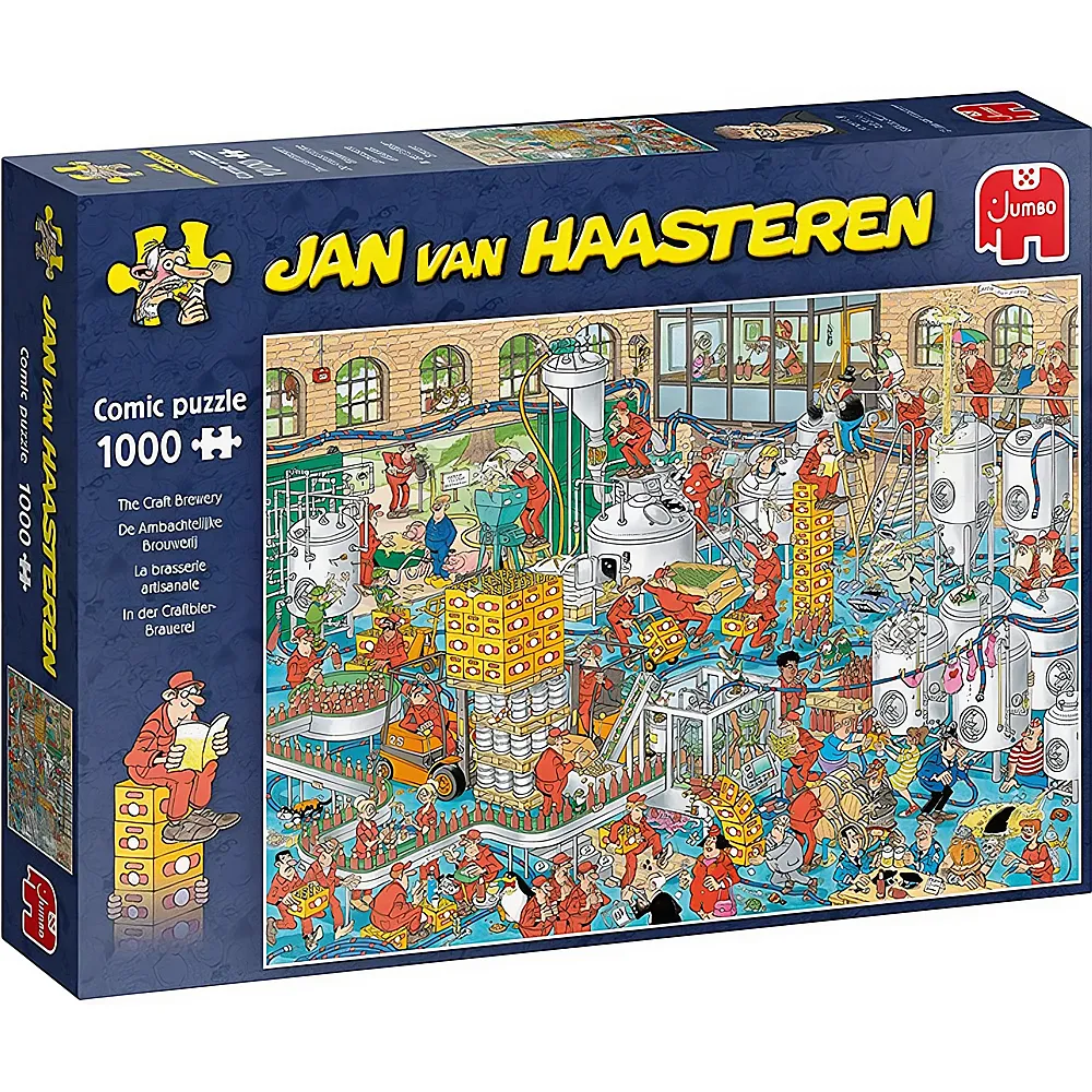 Jumbo Puzzle Jan van Haasteren Kraftbierbrauerei 1000Teile
