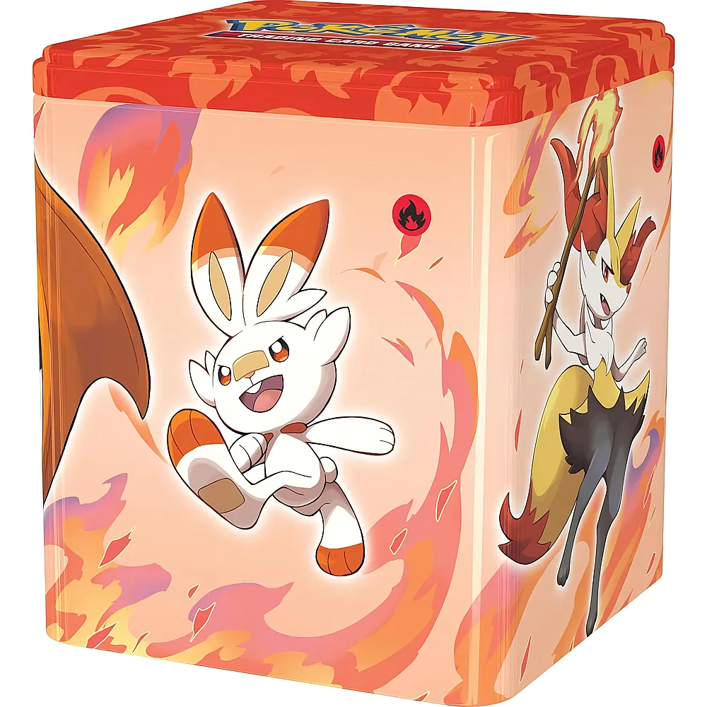 Pok�mon TCG Pok�mon Feuer-Stapel-Tin-Box: Glurak - Deutsch