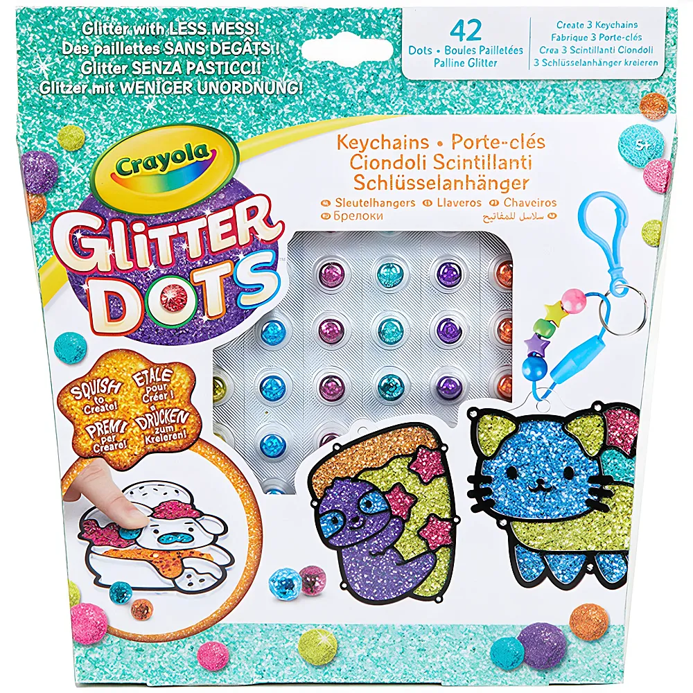Crayola Glitter Dots Schlsselanhnger