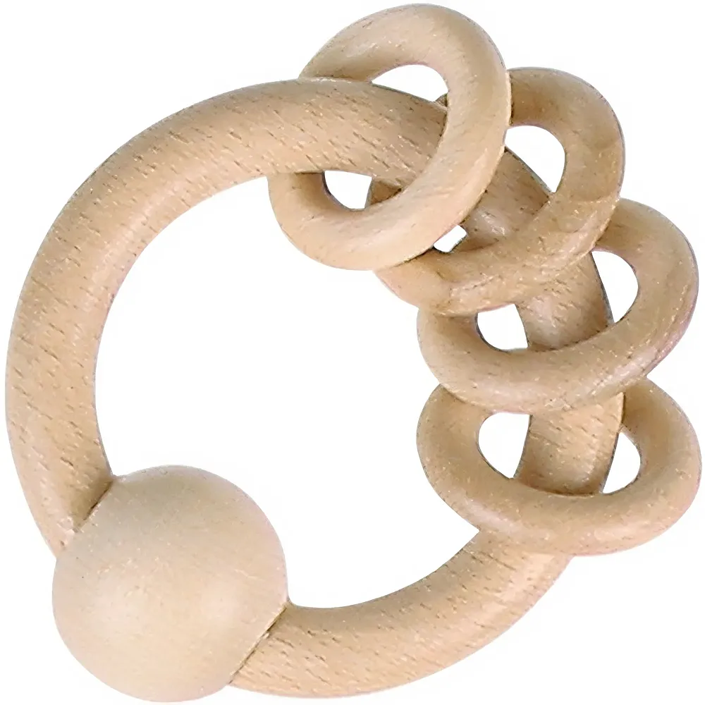 Goki Greifling mit 4 Ringen, natur | Greiflinge