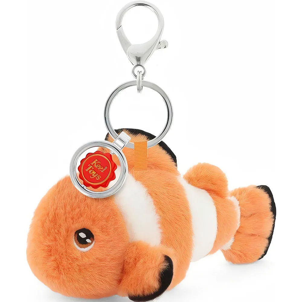 meinspielzeug - KeelToys Keeleco Schl�sselanh�nger Clownfisch - 12 cm | Accessoires