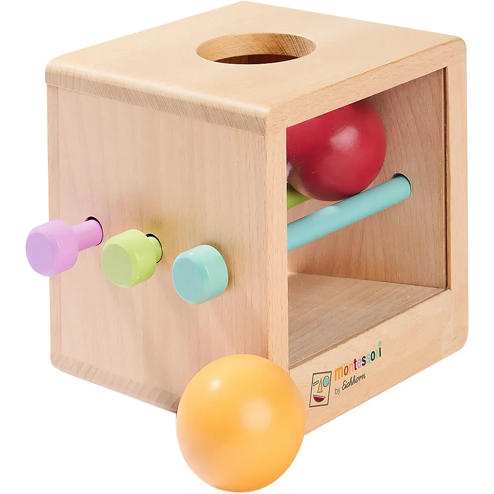 Eichhorn Montessori Box mit Kugeln