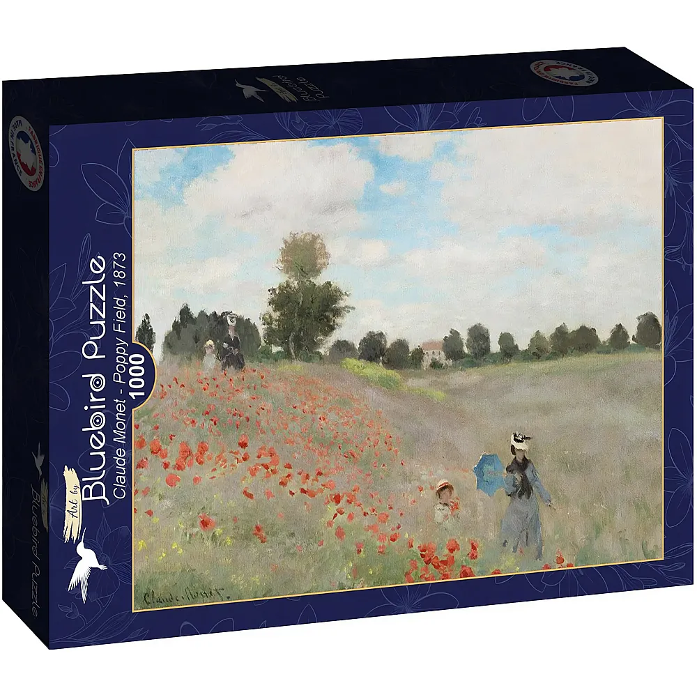 Bluebird Puzzle Claude Monet Poppy Field, 1873 1000Teile