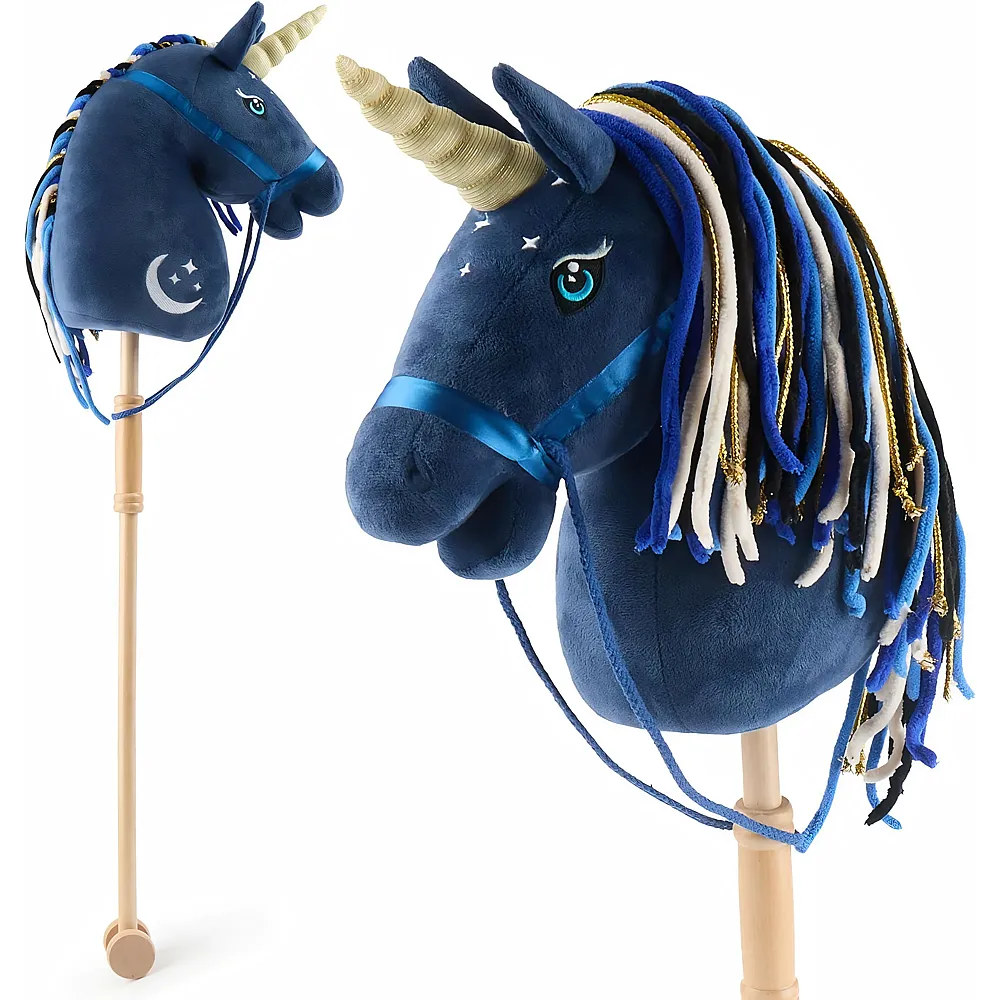 meinspielzeug - Bieco Steckenpferd Einhorn Luna | Reittiere
