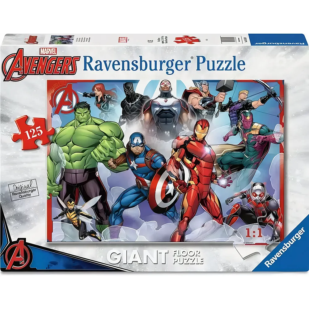 Ravensburger Marvel Avengers - Bodenpuzzle 125Teile