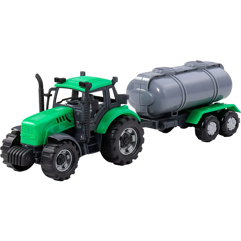 Cavallino Toys 1:32 Traktor mit Tankwagen Grn
