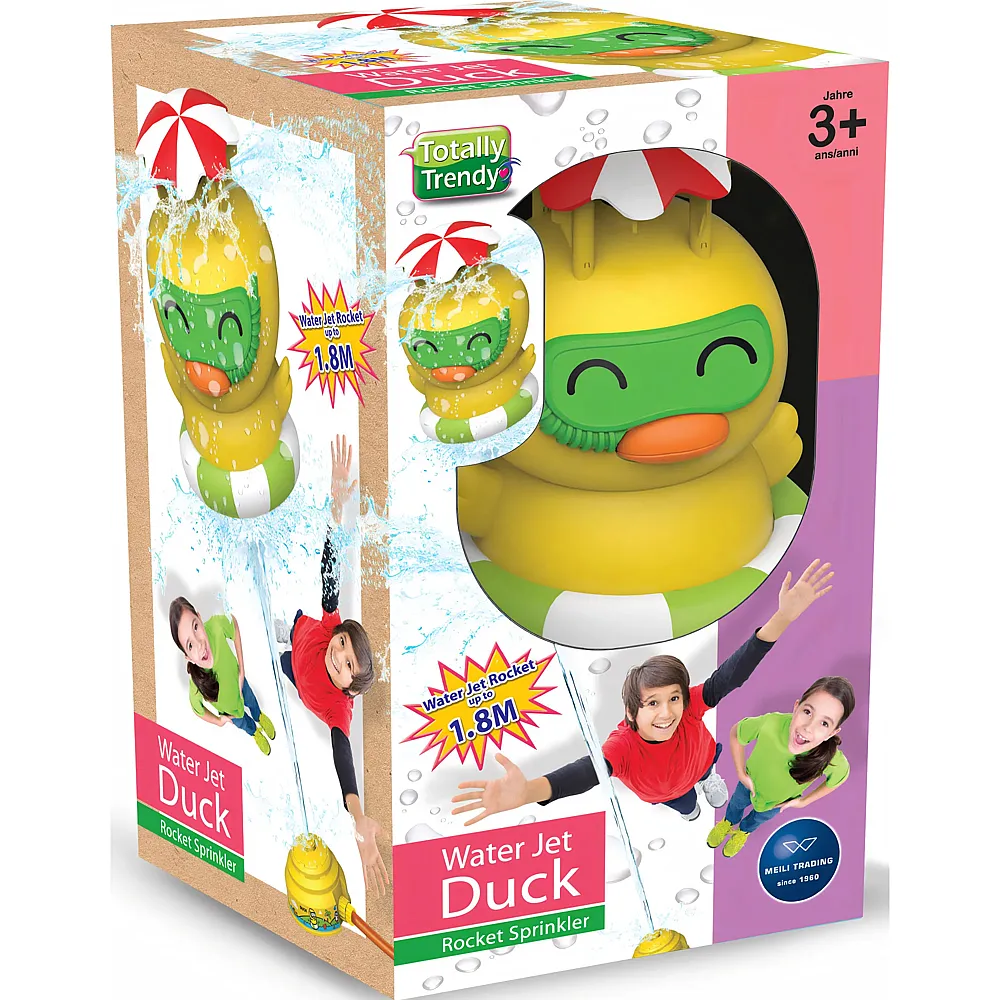 Totally Tech Trendy Water Jet Ente Wasser-Sprinkler