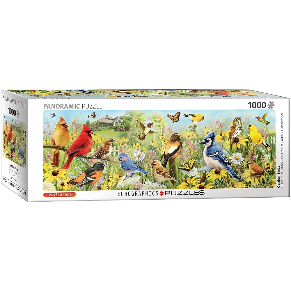meinspielzeug - Eurographics Puzzle V�gel im Garten 1000Teile | Puzzle 1000 Teile