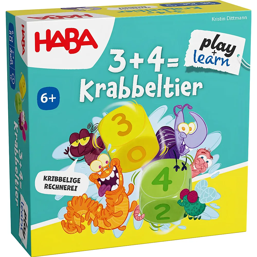 HABA Spiele 3+4  Krabbeltier