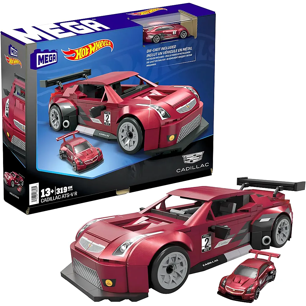 Mega Construx Hot Wheels Collector Cadillac ATS-VR - 319 pieces