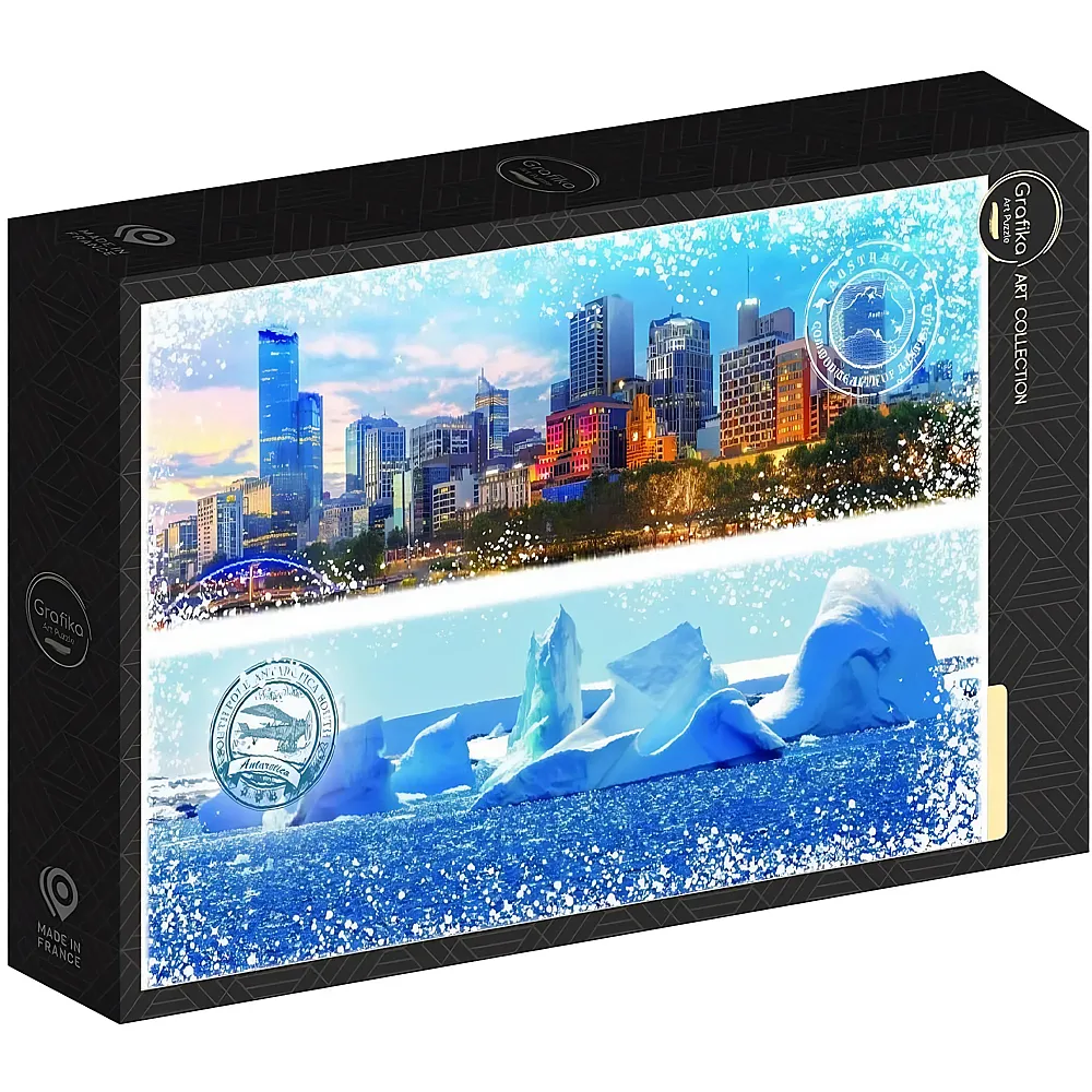 Grafika Puzzle Art Collection Travel around the World - Australia and Antarctica 1000Teile
