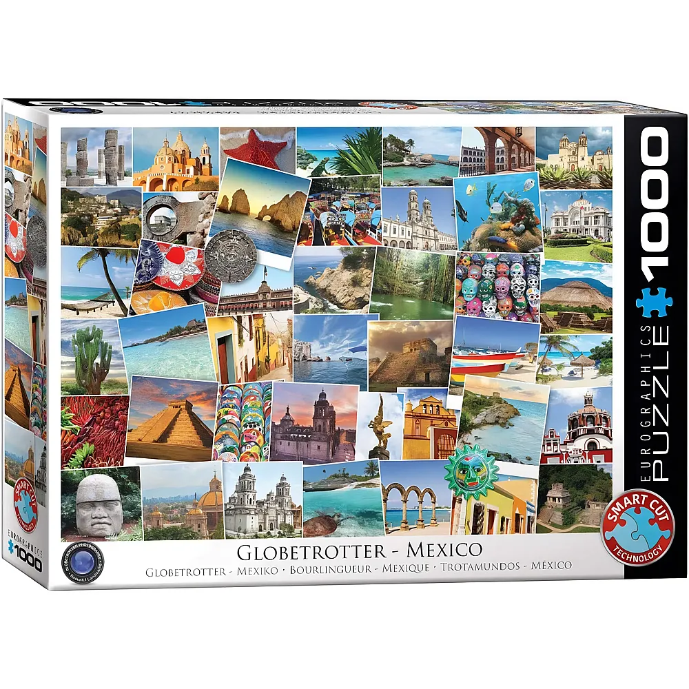 meinspielzeug - Eurographics Puzzle Globetrotter - Mexico 1000Teile | Puzzle 1000 Teile