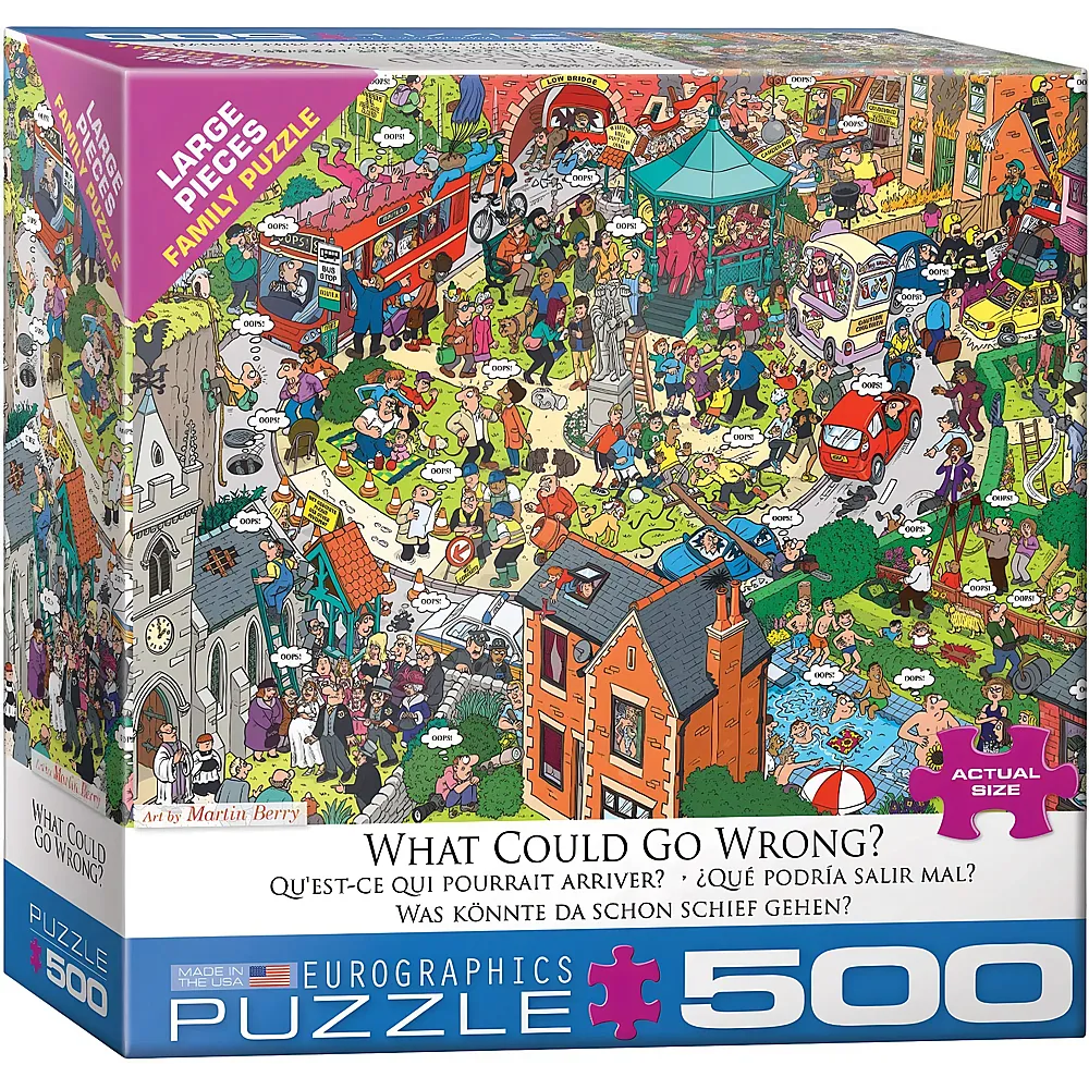 Eurographics Puzzle What Could go Wrong - 500 Teile