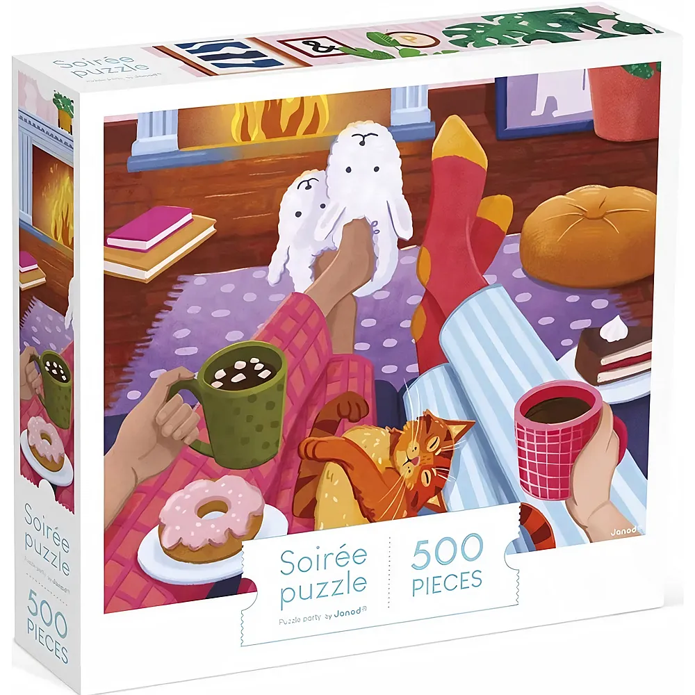 Janod Puzzle Abend am Feuer - 500 Teile