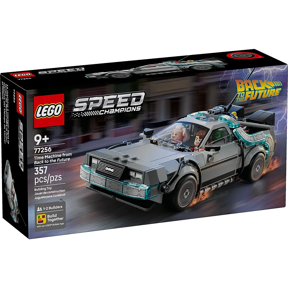 LEGO Speed Champions Back to the Future Zeitmaschine aus Zur�ck in die Zukunft 77256