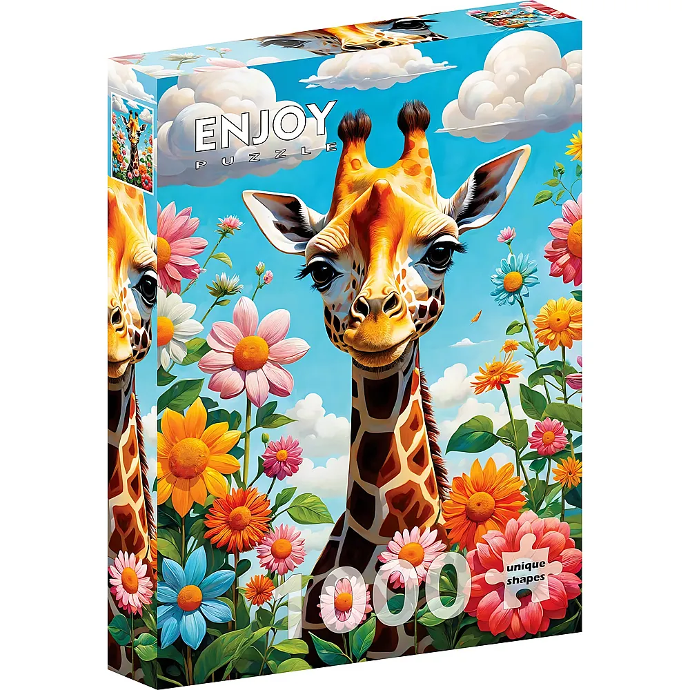 Enjoy Puzzle Niedliche Giraffe - 1000 Teile