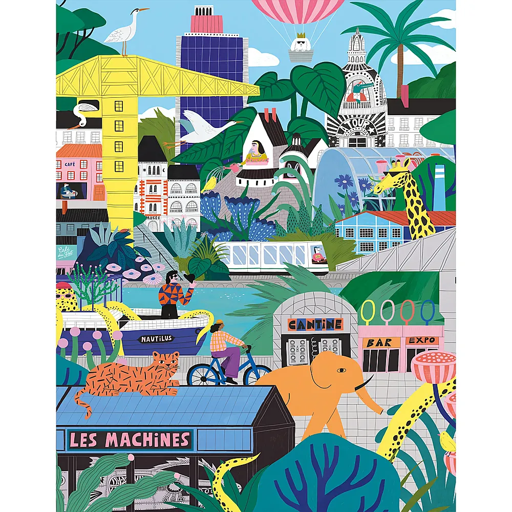 Pieces & Peace Puzzle Nantes - 1000 Teile | Puzzle 1000 Teile