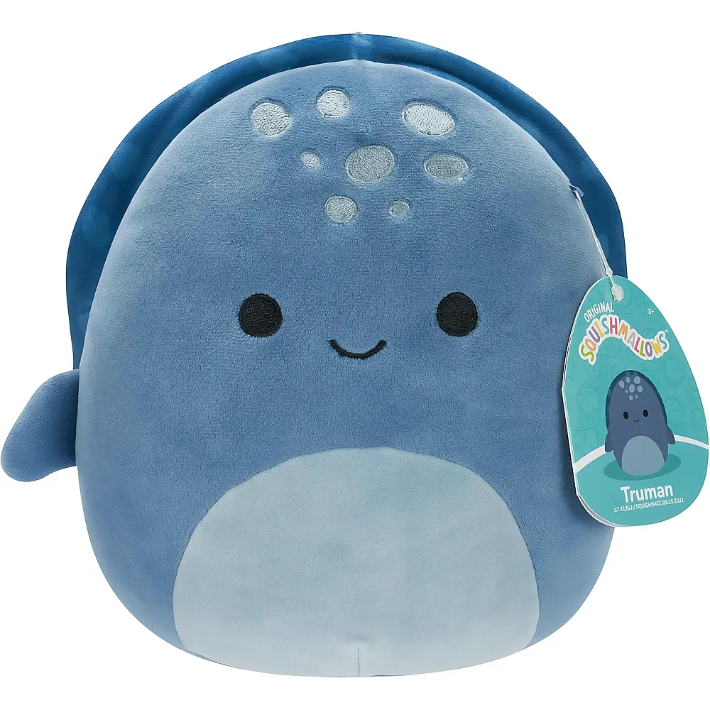 Squishmallows Pl�sch Truman die Blaue Lederschildkr�te - 19 cm