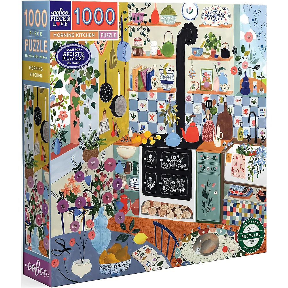 eeBoo Puzzle Morning Kitchen - 1000 Teile