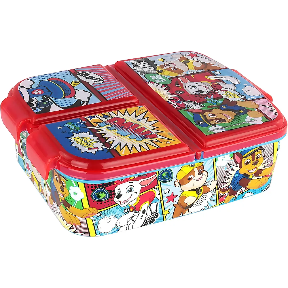 p:os Paw Patrol Lunchbox Comic-Style