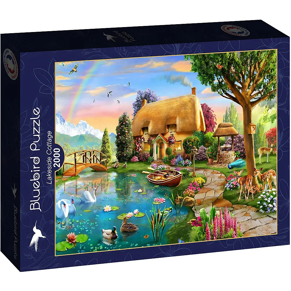 Bluebird Puzzle Adrian Chesterman Lakeside Cottage 2000Teile