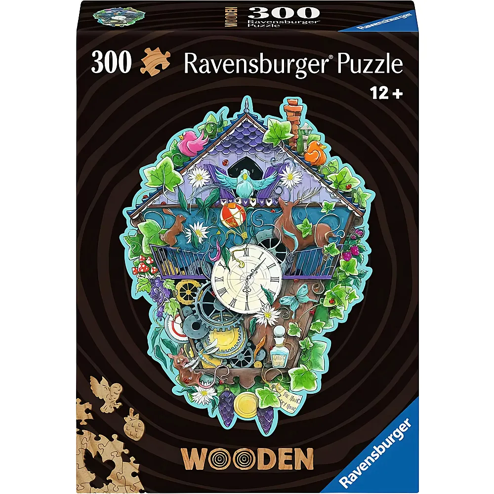 Ravensburger Puzzle Wooden Kuckucksuhr 300Teile