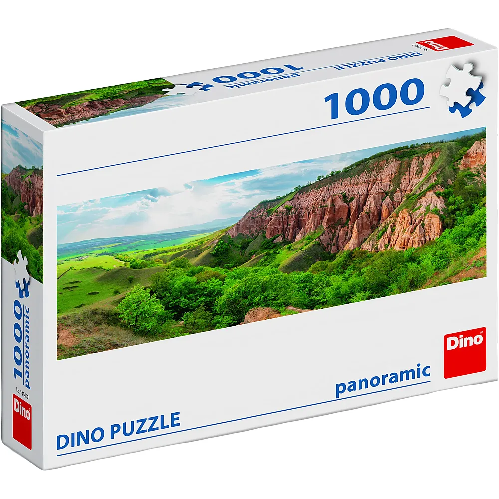 Dino Puzzle Panorama Red Gorge - 1000 Teile